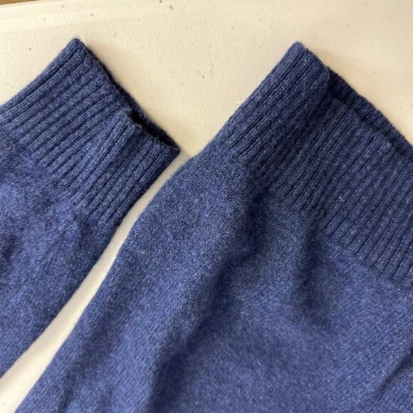 Jack & Jones Premium Deep Blue Lambswool Quiet Luxury Crewneck Sweater Size XL - Picture 9 of 11